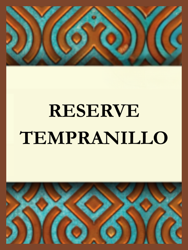 2021 Reserve Tempranillo